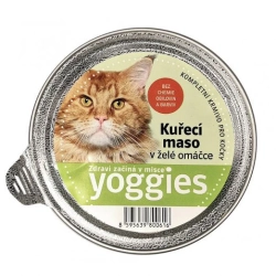 Yoggies mistička pro kočky s kuřecím masem a želé omáčkou