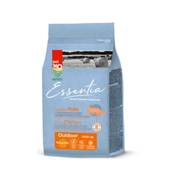 Essentia granule pro Venkovní kočky s Kuřecím Masem